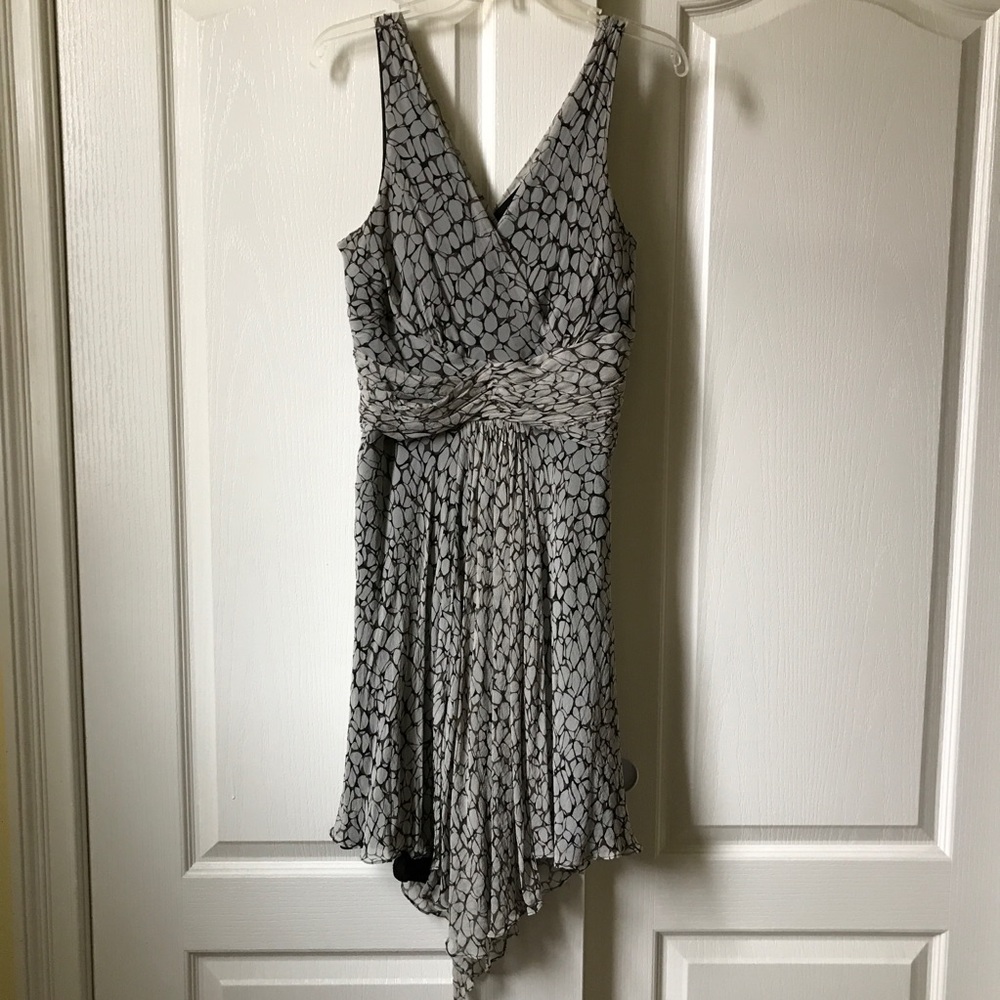 Silk Mid-Length Dress